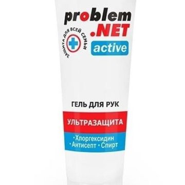Обеззараживающий гель для рук Биоритм Problem.NET Active с высоким содержанием спирта, 30 мл LB-14016 - Биоритм - Косметика - Купить