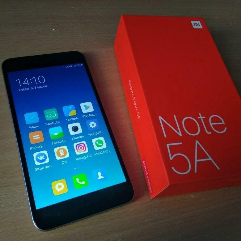 Телефон Xiaomi Redmi Note 5a