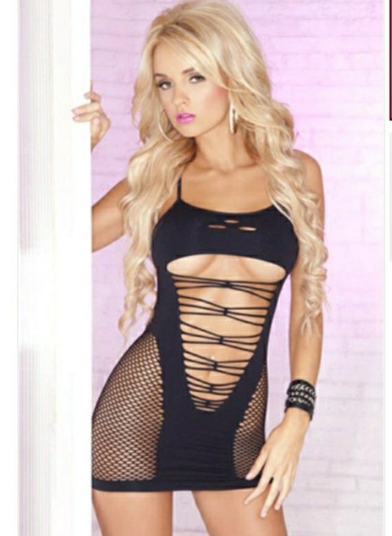 Полупрозрачное платье  купить со скидкой в секс шопе  Женское белье, одежда  Платья