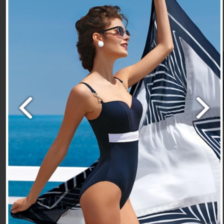 Слитный купальник Florentina Nautical купить со скидкой в секс шопе  Женское белье, одежда  Пляжная одежда