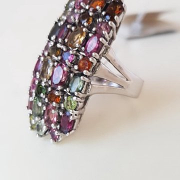 Кольцо с Турмалинами