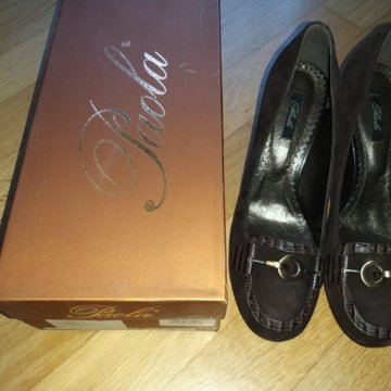 Женские туфли, натуральная замша, 38.5р