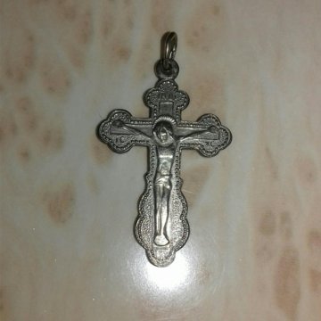 Крестик Серебро СССР