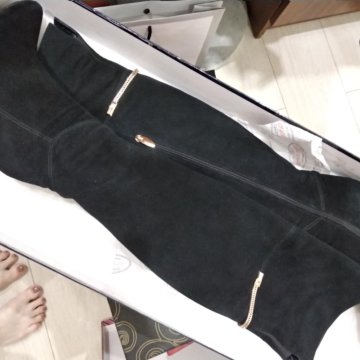 Сапоги натуральная замша