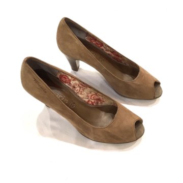 Туфли натур.замша/кожа на платформе 37 р