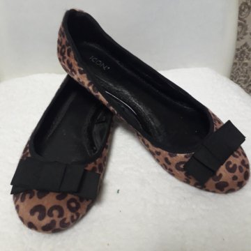 Балетки под леопарда,39 р.