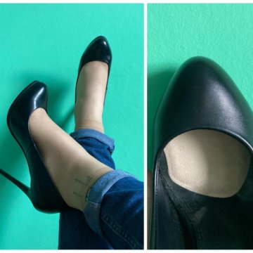 Новые кожаные туфли