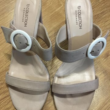 Сабо замша 38 размер TJ Collection