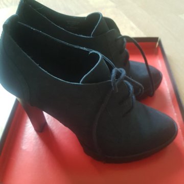 Ботильоны замша