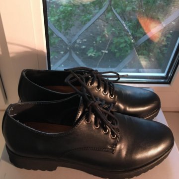 Туфли женские чёрные кожа размер 39