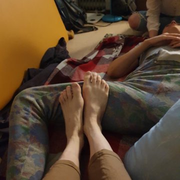 Candid Boy Feet