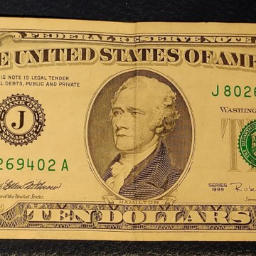 Доллар в 1995 году в рублях. 100 Долларов 1995 года.