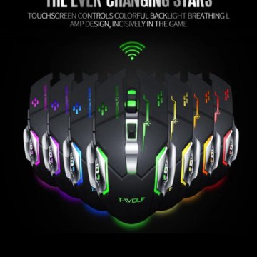 Беспроводные геймерские мышки с тихими щелчками