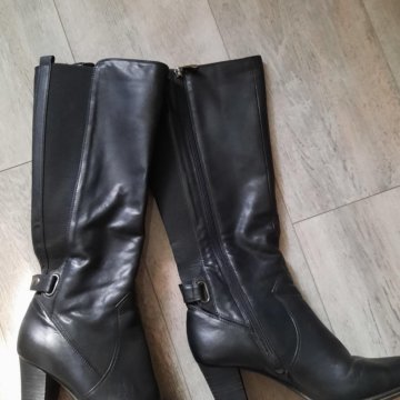 Сапоги,нат.кожа