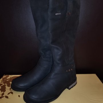 Сапоги кожа осень-зима б/у