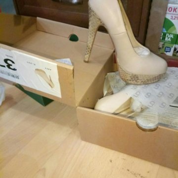 Шикарные свадебные туфли 37