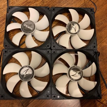 Вентиляторы Zalman ZA1225ASL 120 мм 3 pin - 4 Шт.