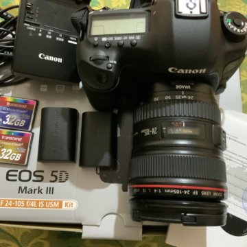 Продам Canon 5d mark lll kit 24-105mm f/4L