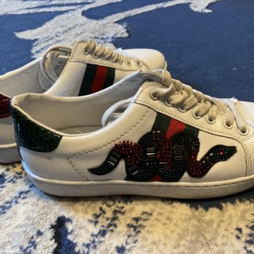 Gucci кеды кожа