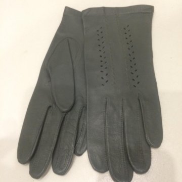 Перчатки женские кожаные новые