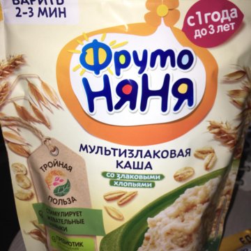 Фруто няня каша на ночь фото