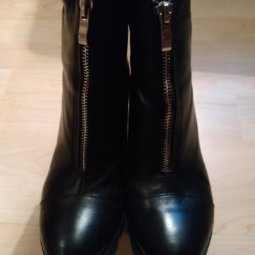 Ботильоны натур. кожа и мех