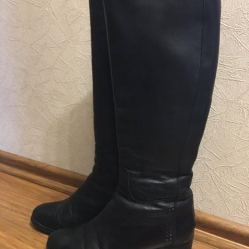 Сапоги еврозима натуральная кожа