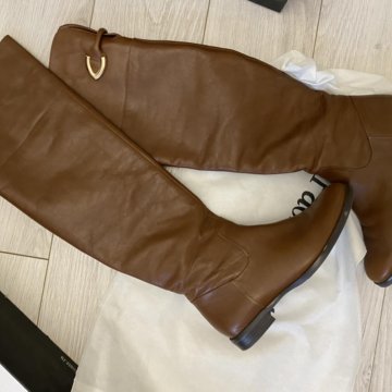 Ботфорты кожаные Paolo Conte