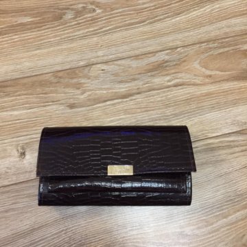 Кошелек женский, новый, крокодиловая кожа