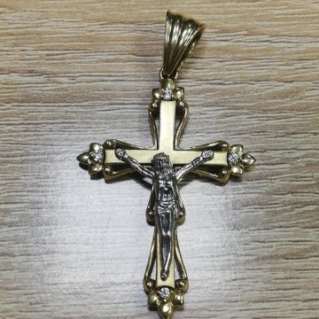 Крест золото 585