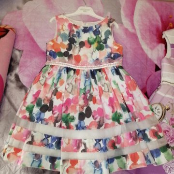 Нарядное платье Турция р. 6-7лет