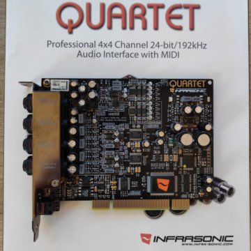 Звуковая карта quartet infrasonic