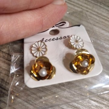 Серьги новые