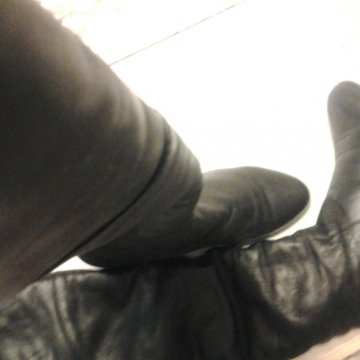 Ботфорты кожа/мех нат