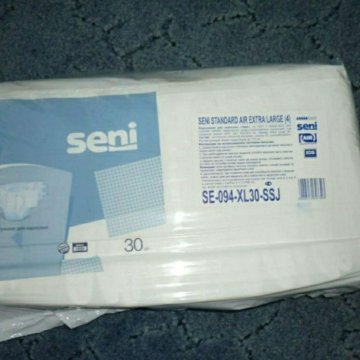 Сени 4. Памперсы для взрослых Seni Standart Air Extra large 4. Подгузники Seni Standard Air Extra large 4 XL. Сени стандарт АИР Экстра Ларге 4. Подгузники Seni STANDARTAIR large (4)для взрослых.