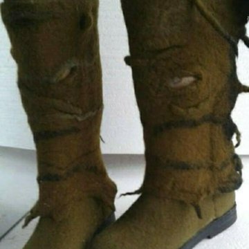Валяные сапожки ручной работы