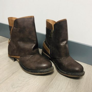 Сапоги кожаные