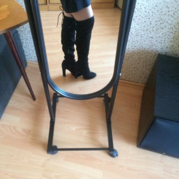 Ботфорты замшевые