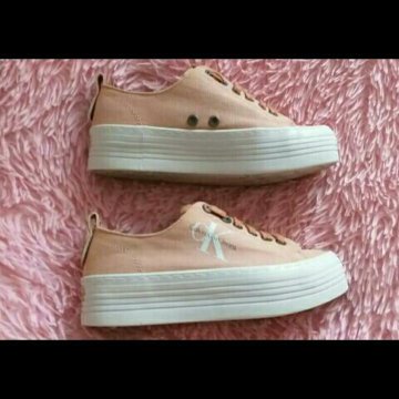 Кеды на платформе Calvin Klein