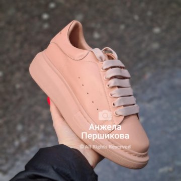 Alexander McQueen Кеды Кожаные