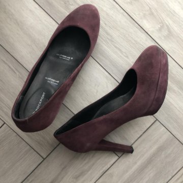 Туфли замшевые бордовые Rockport