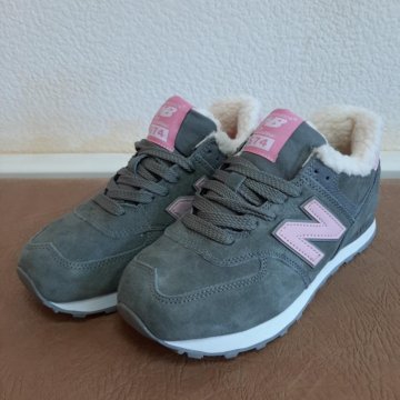 Кроссовки New Balance 574 зимние женские