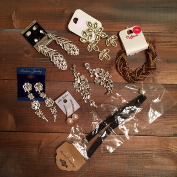 Серьги бижутерия