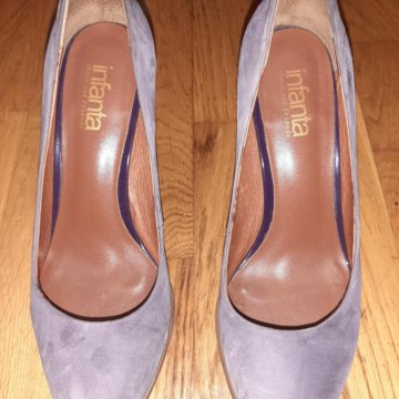 Туфли замшевые