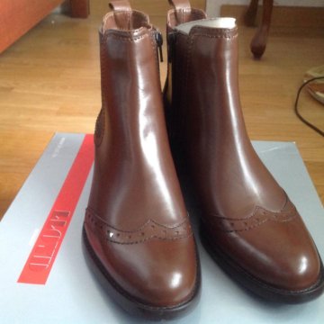 Ботильоны из натуральной кожи