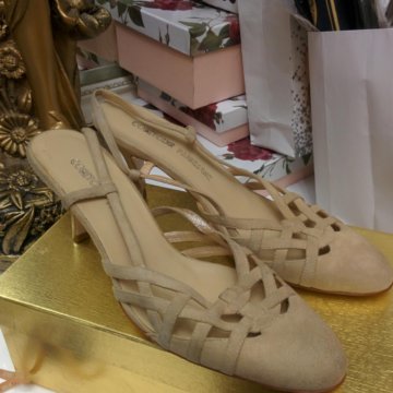 Босоножки замша