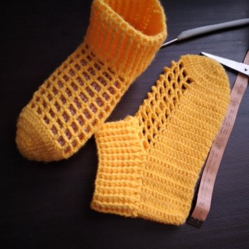 Домашние Носочки ручной работы