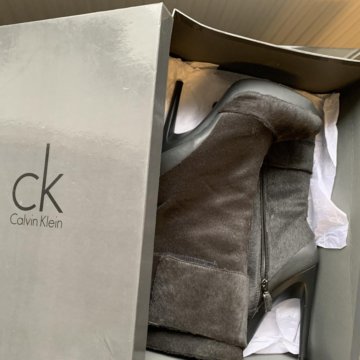 Сапоги Calvin Klein кожа