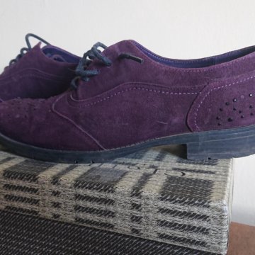 Туфли женские фиолетовые