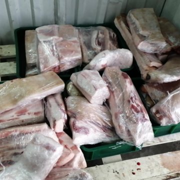 Сало свежее.